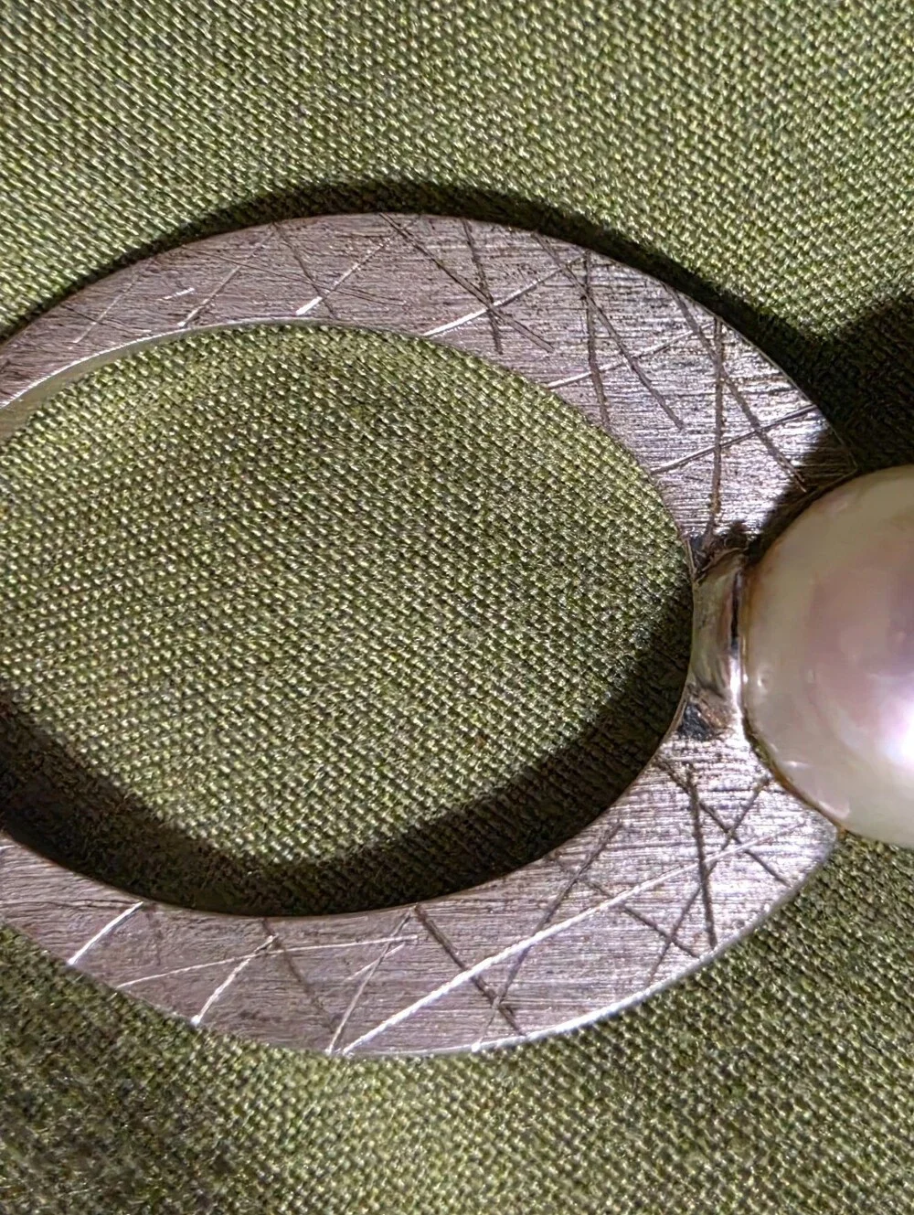 Sterling Silver Hoop Earrings with Pearl Drops - Women Jewelry